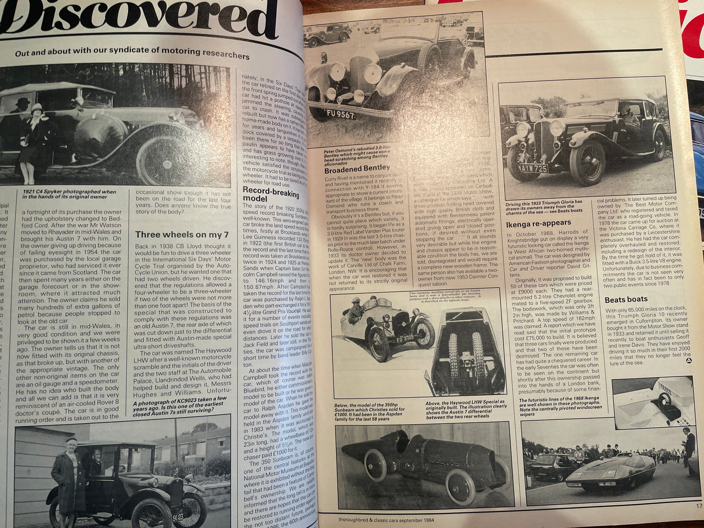 Vintage British Motoring Magazines – Classic Car & Pre-1950 Motoring Titles (1984–1993)