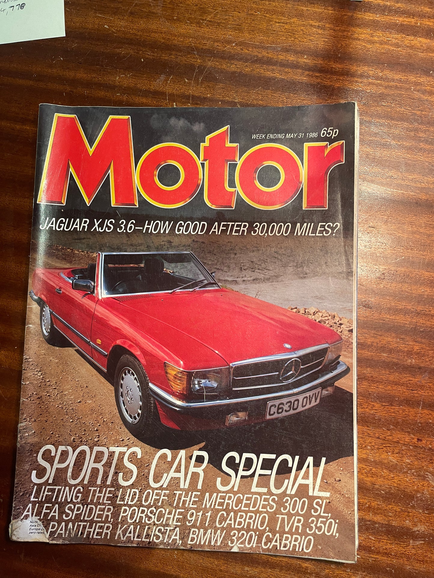 Vintage British Motoring Magazines – Motor Weekly Issues (1986)