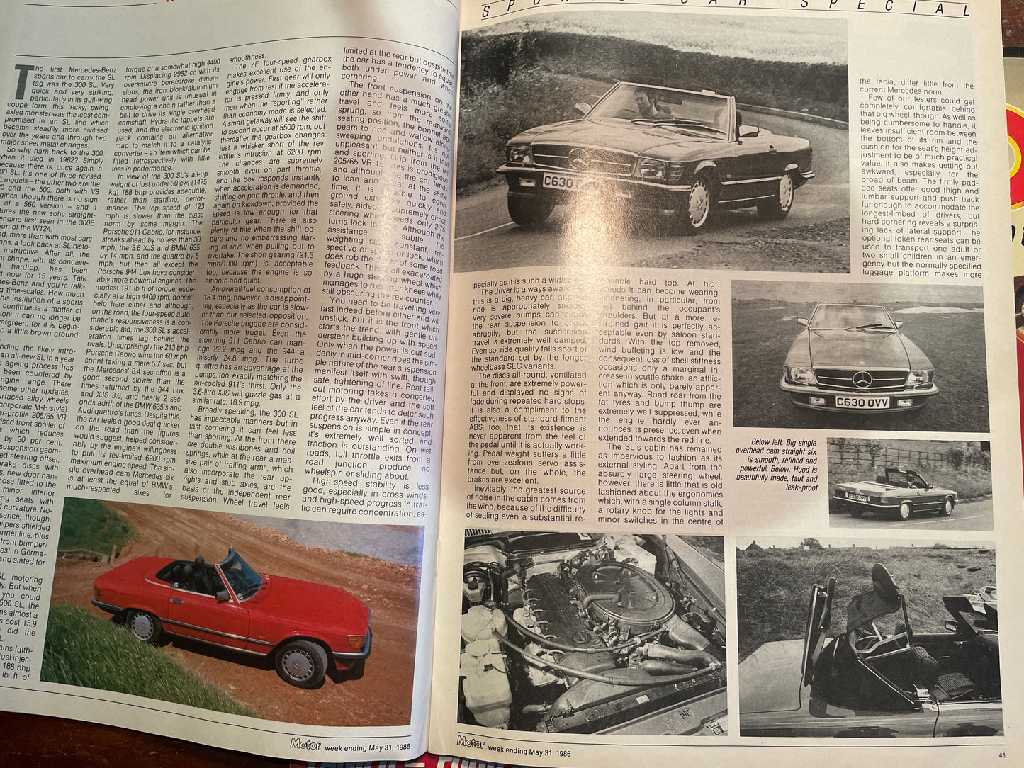 Vintage British Motoring Magazines – Motor Weekly Issues (1986)