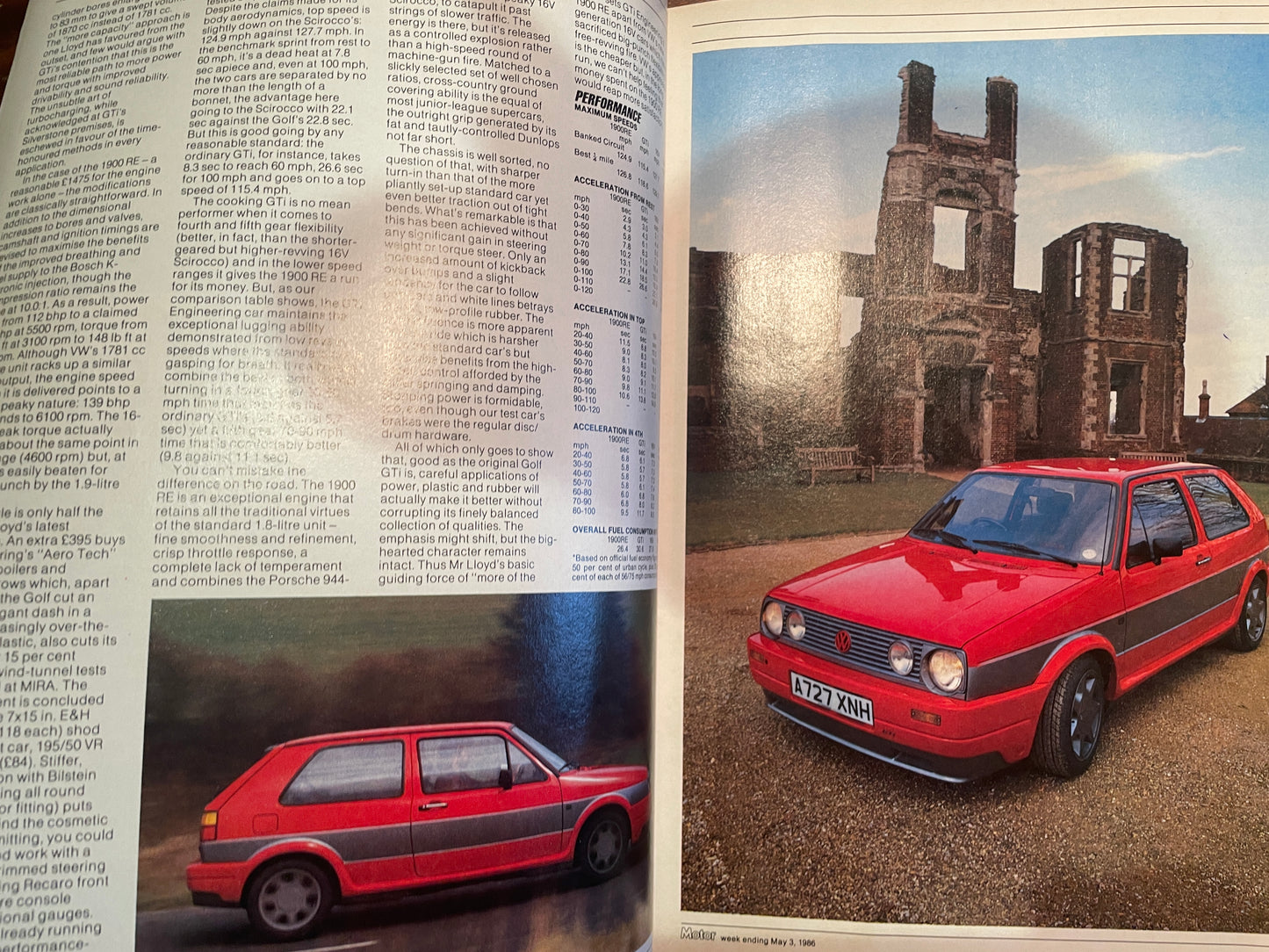 Vintage British Motoring Magazines – Motor Weekly Issues (1986)