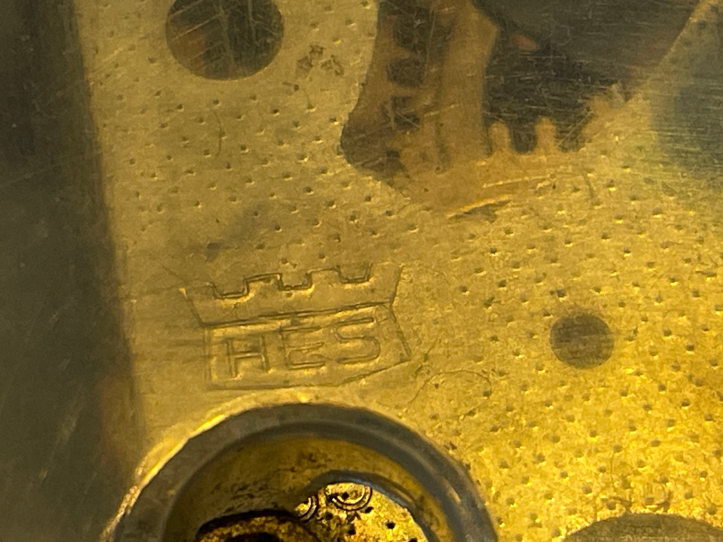 Vintage HES Wall Clock – J. Hardacre and Company Bombay Retail Dial (c.1960s–70s)