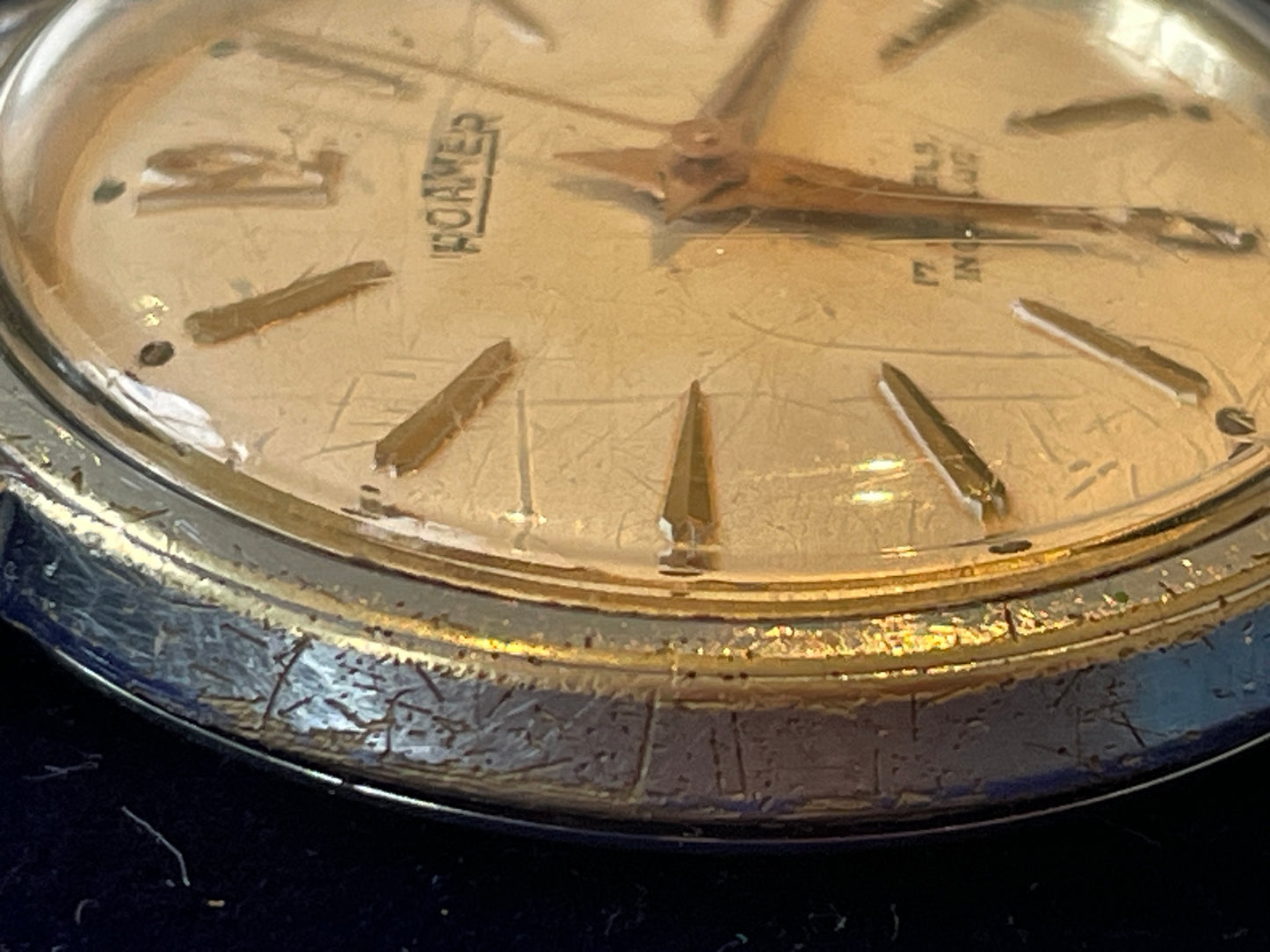Antique working Roamer Swiss Made 17 Jewel Wristwatch – Incabloc Stainless Steel Back (c.1950s)