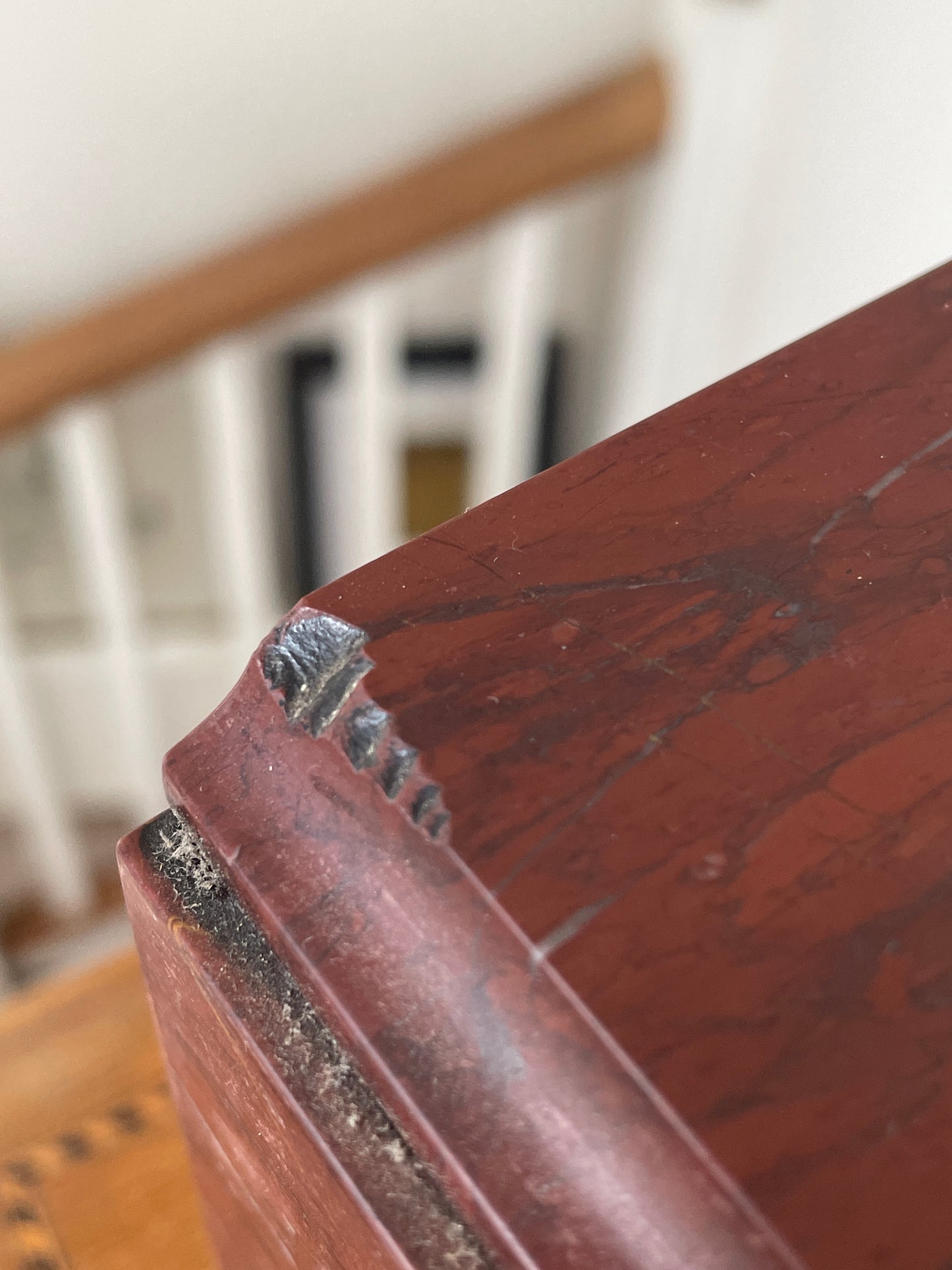 19th Century French Le Roy and Fils Marble Mantel Clock Palais Royal Paris c1850