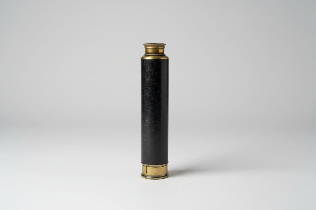 Vintage British Brass Telescopic Monocular – Falcon 22x Enbeeco London with Textured Resin Grip (c.1950–1970)