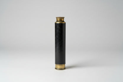Vintage British Brass Telescopic Monocular – Falcon 22x Enbeeco London with Textured Resin Grip (c.1950–1970)