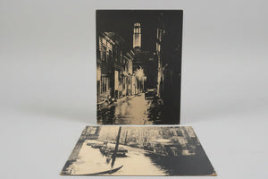 Pair of Signed 1965 San Francisco Photographic Prints – Jimo Perini Photos with Coit Tower