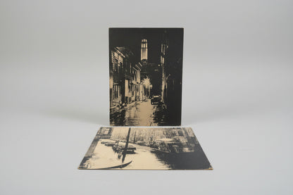 Pair of Signed 1965 San Francisco Photographic Prints – Jimo Perini Photos with Coit Tower