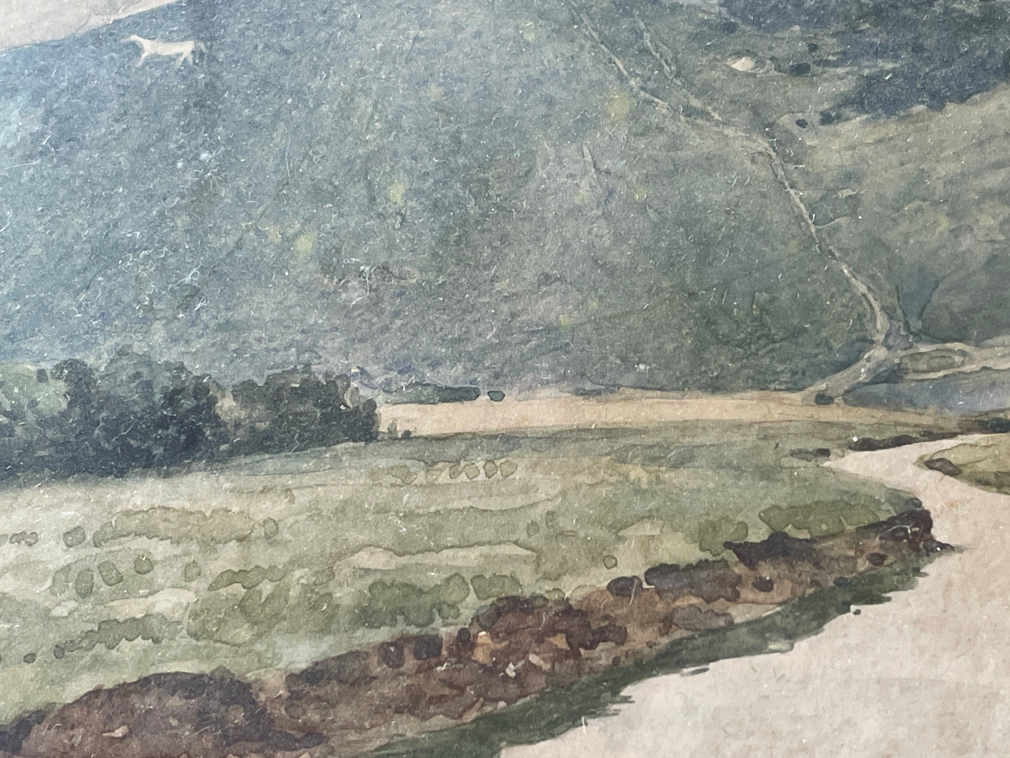 Antique British Watercolour Landscapes – Sussex Countryside Views by Herbert C Ahier (1955)