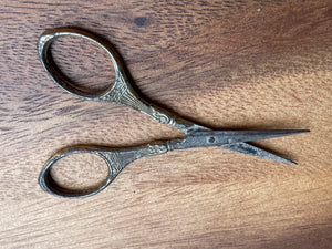 Vintage delicate German scissors 9cm long