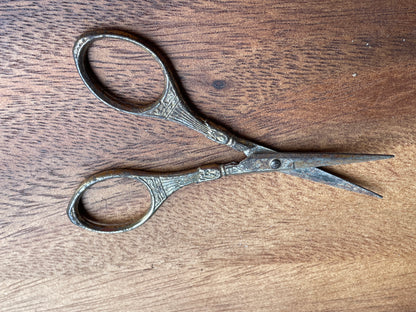 Vintage delicate German scissors 9cm long