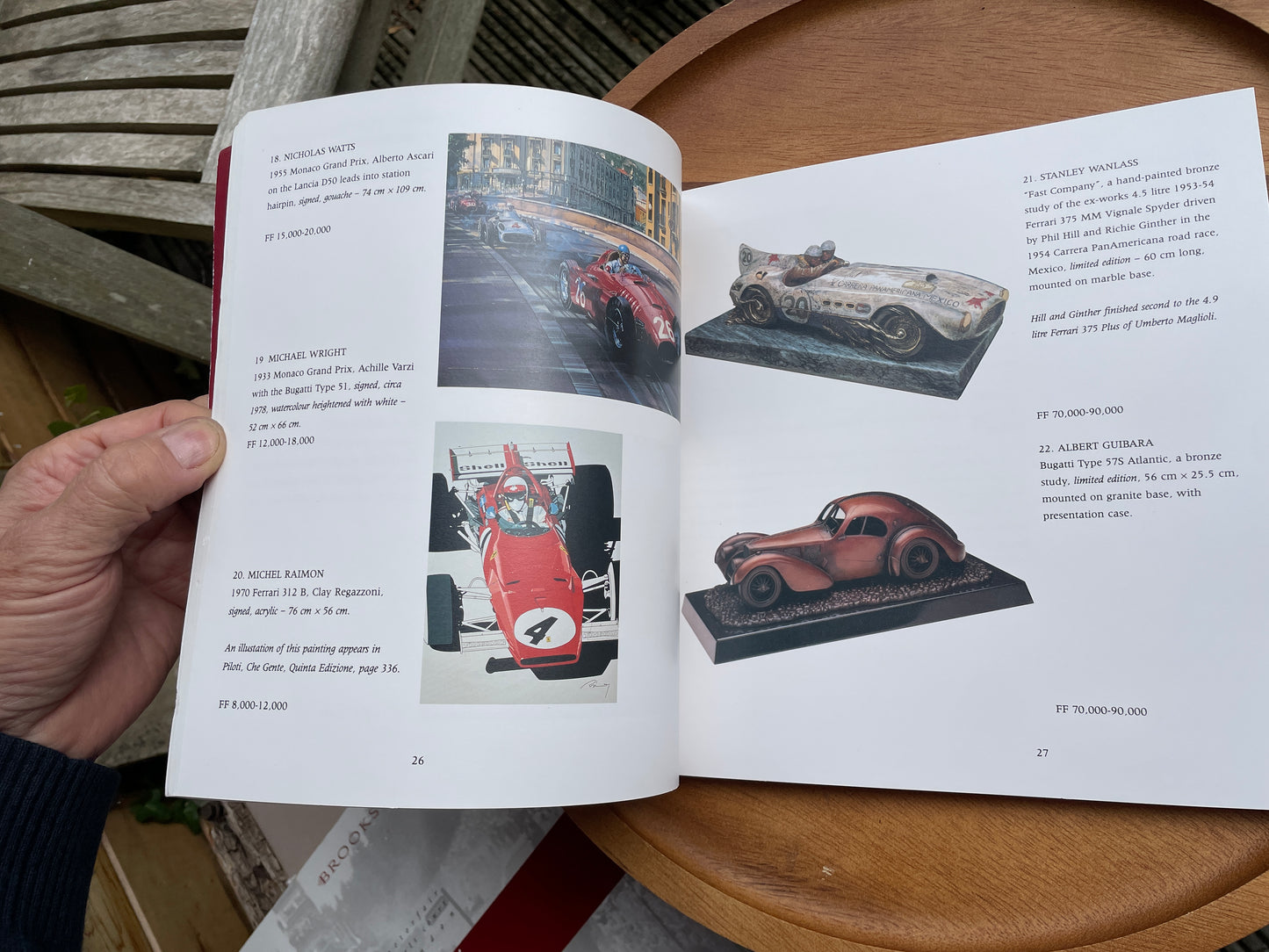 Brooks auction catalogue - Les Grandes Marques a Monaco 22nd Mai 1990