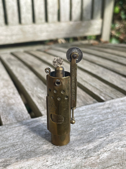 WW1 JMCO Austrian brass petrol trench wind proof lighter