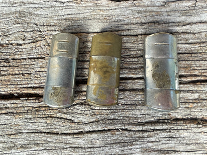 Three English Tommy petrol lighters spares and repairs