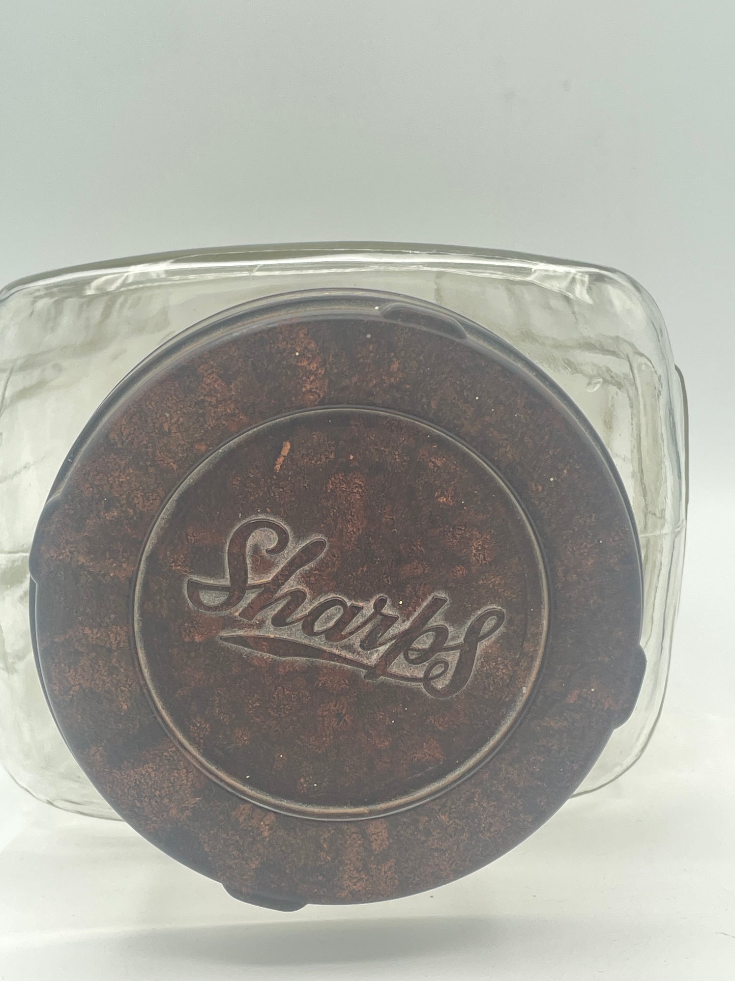 Vintage Art Deco Glass Storage Jar with Bakelite Screw Lid – British Registered Design