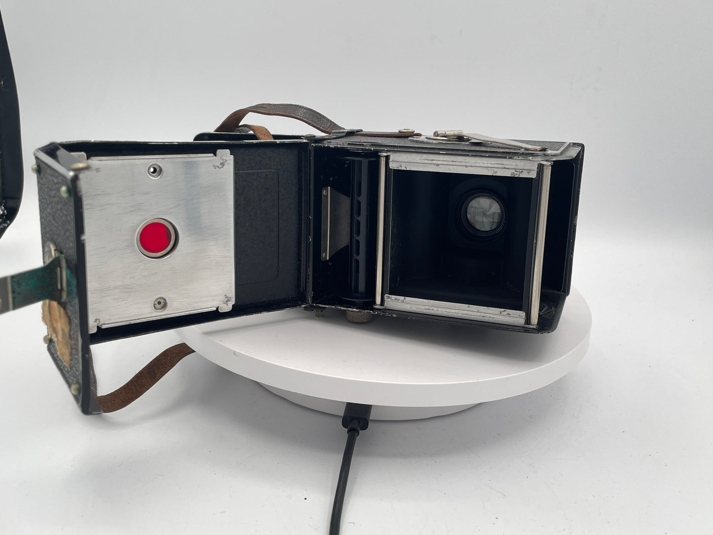 Vintage Rolleiflex Compur TLR Camera Carl Zeiss Tessar 7.5cm f3.8 With Case