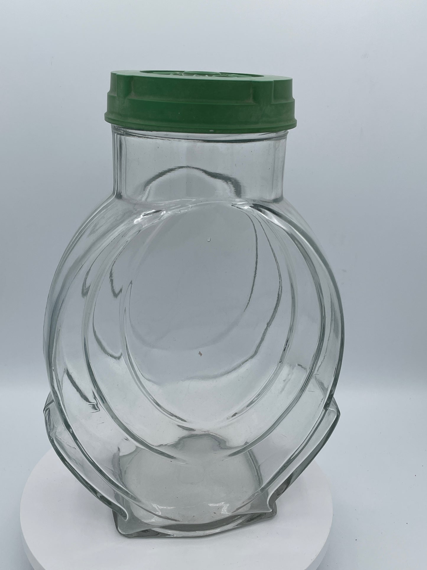 Vintage Glass Storage Jar with Green Bakelite Screw Lid – Lyons Mason
