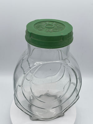 Vintage Glass Storage Jar with Green Bakelite Screw Lid – Lyons Mason