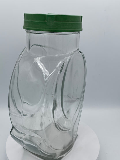 Vintage Glass Storage Jar with Green Bakelite Screw Lid – Lyons Mason