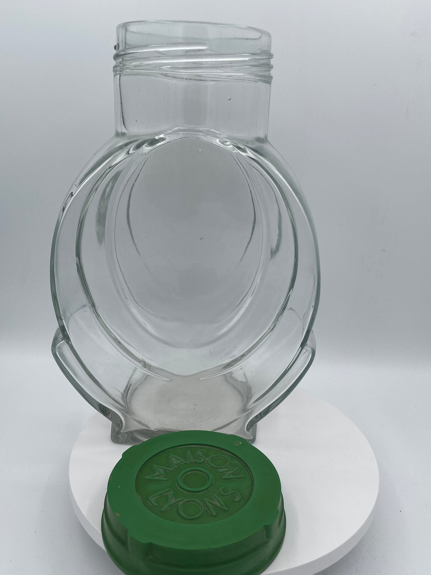 Vintage Glass Storage Jar with Green Bakelite Screw Lid – Lyons Mason