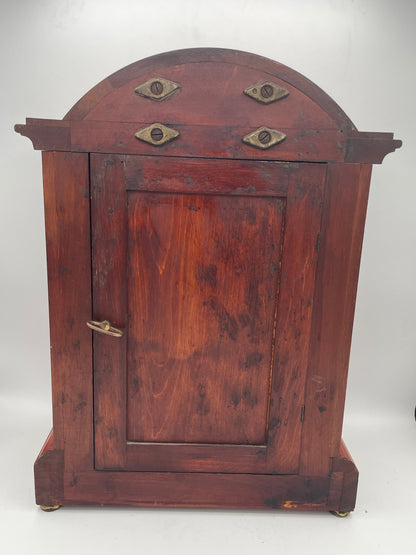 Antique German Westminster Chiming Mantel Clock c.1930 Walnut Case