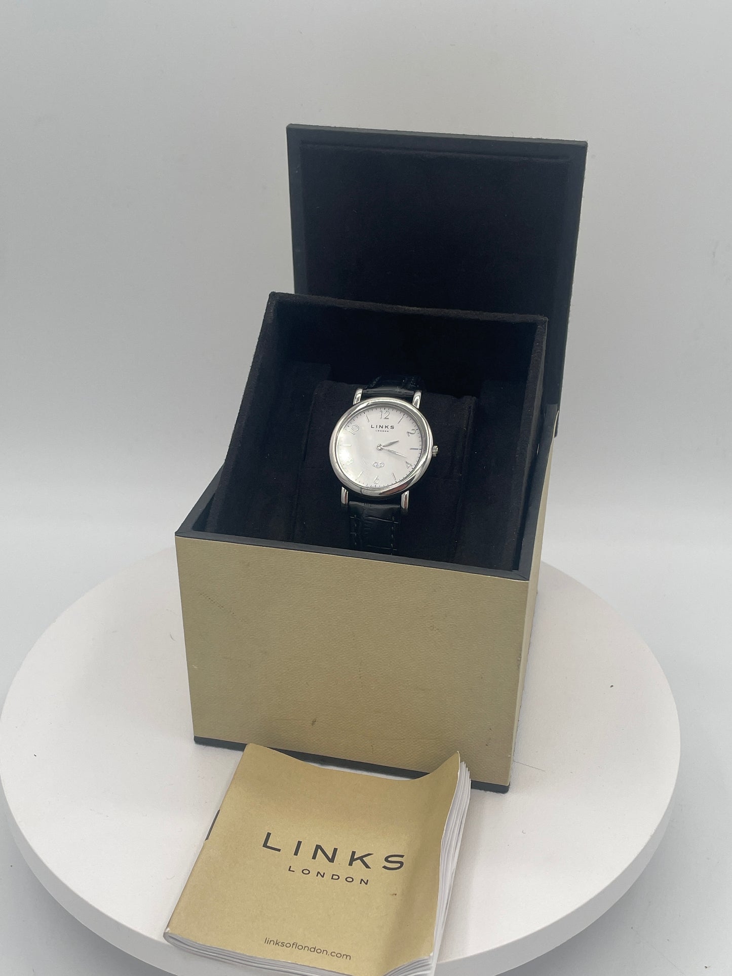 Links of London Noble Slim Ladies Stainless Steel Watch Boxed with Receipt c.2016