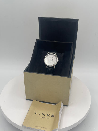 Links of London Noble Slim Ladies Stainless Steel Watch Boxed with Receipt c.2016