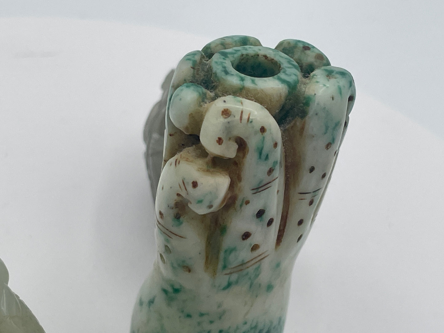 Vintage Chinese Jadeite Carvings – Three Piece Collection Including Money Toad & Dragon