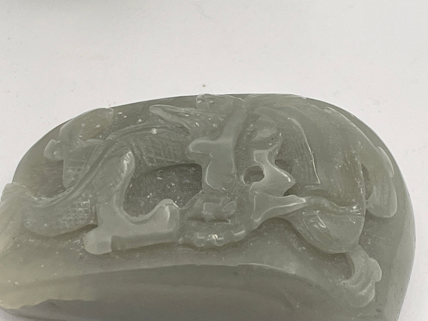 Vintage Chinese Jadeite Carvings – Three Piece Collection Including Money Toad & Dragon