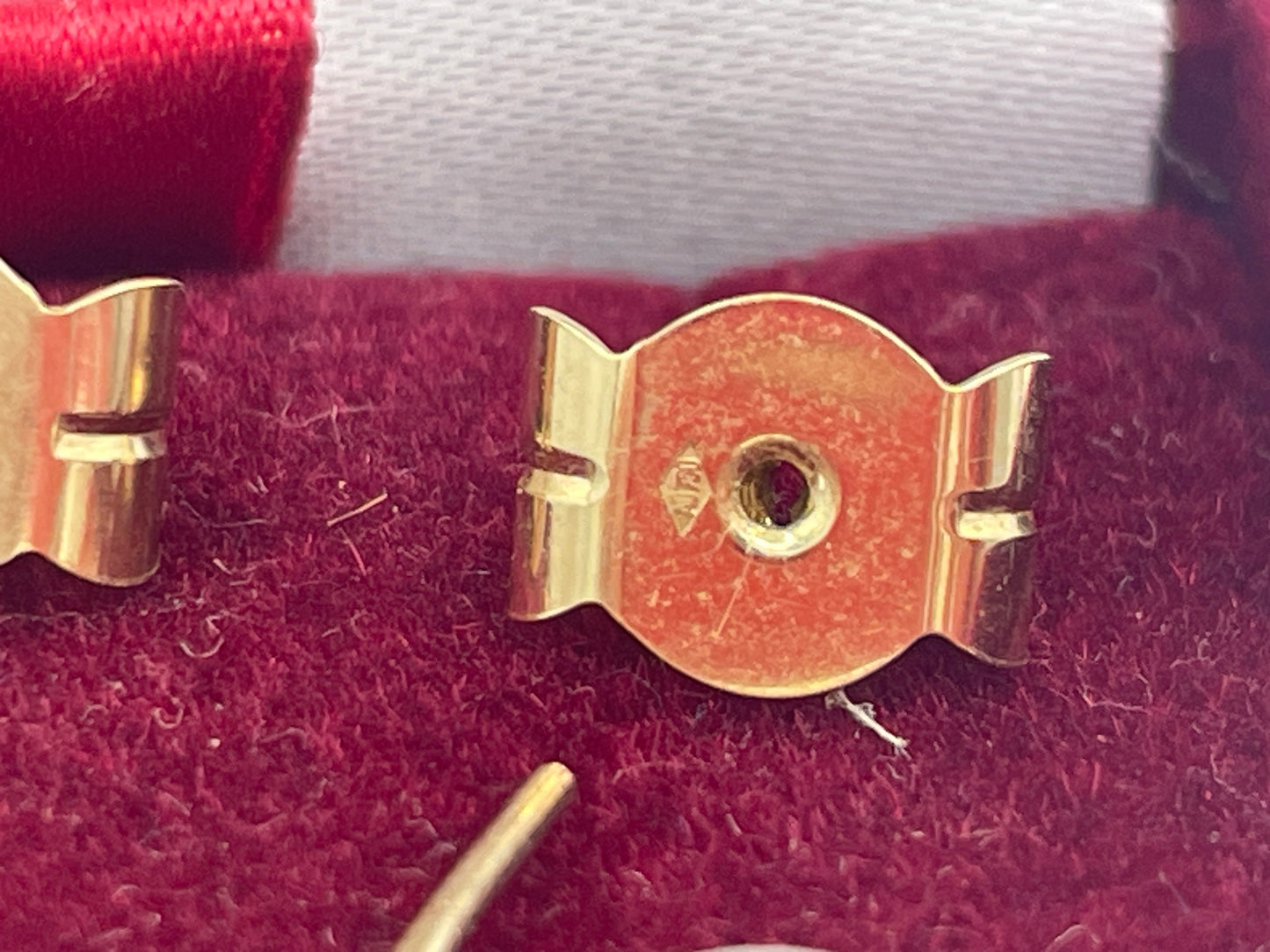 Vintage 18ct Gold Diamond-Tested & Cultured Pearl Drop Earrings c.1970s–1980s