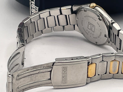Vintage Tissot PRX Ladies Swiss Quartz Wristwatch Bi-Colour Date Sapphire Crystal