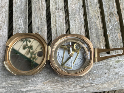 Watts Sons Ltd London Brass maritime nautical navigation Compass