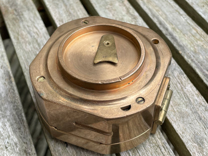 Watts Sons Ltd London Brass maritime nautical navigation Compass