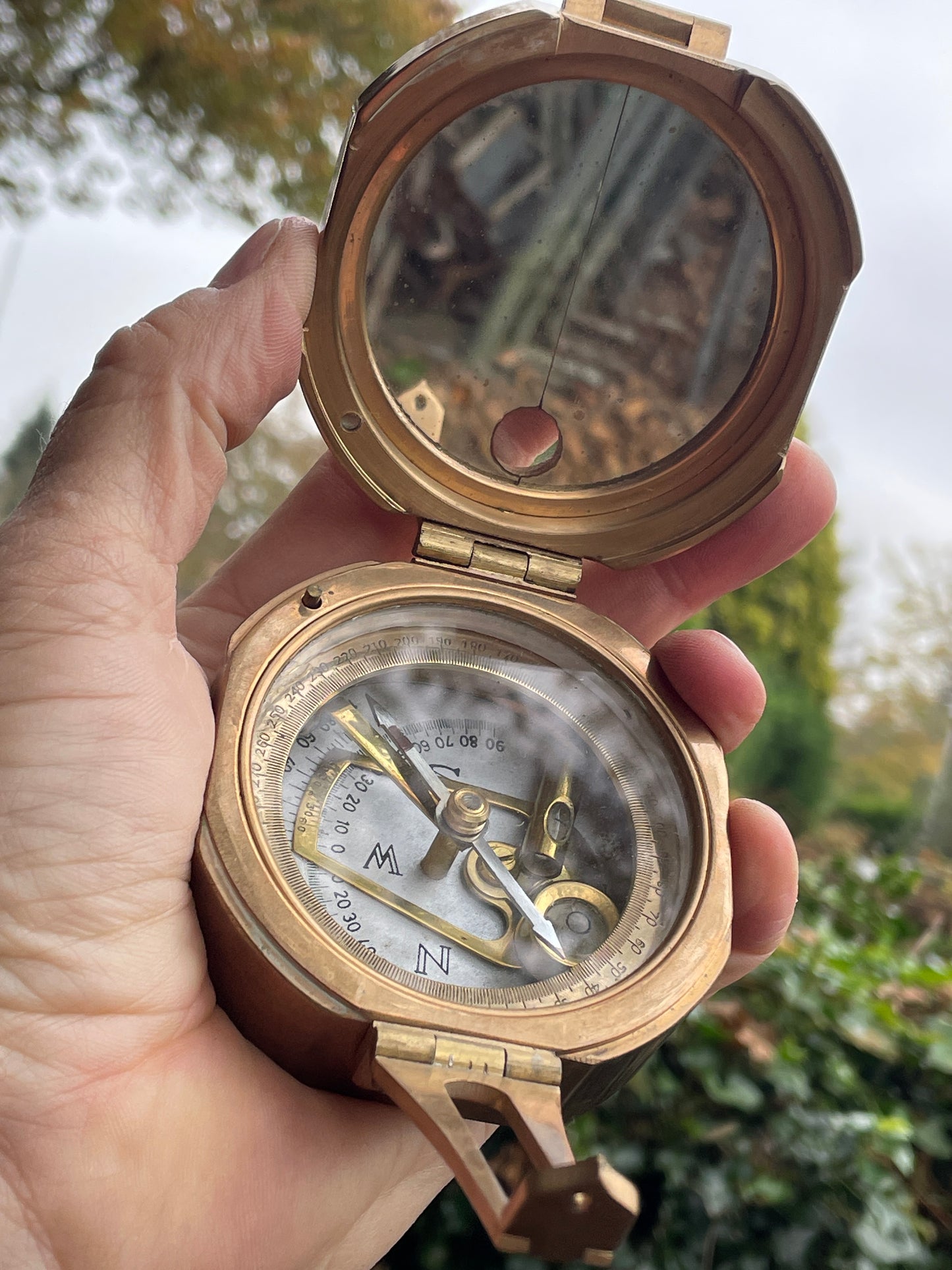 Watts Sons Ltd London Brass maritime nautical navigation Compass