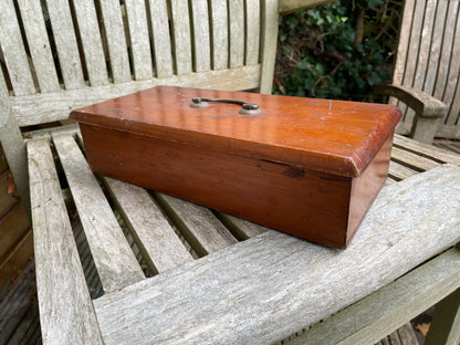 Antique pine child's tool box 30cm wide