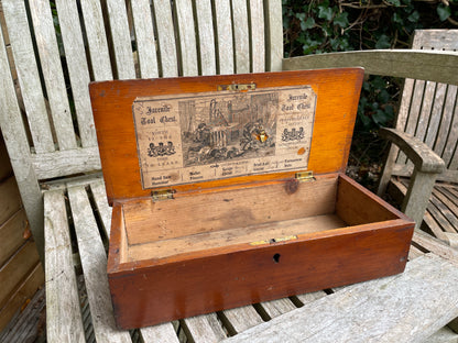 Antique pine child's tool box 30cm wide