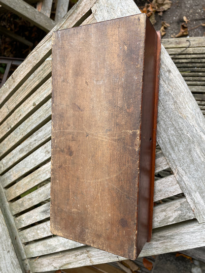 Antique pine child's tool box 30cm wide