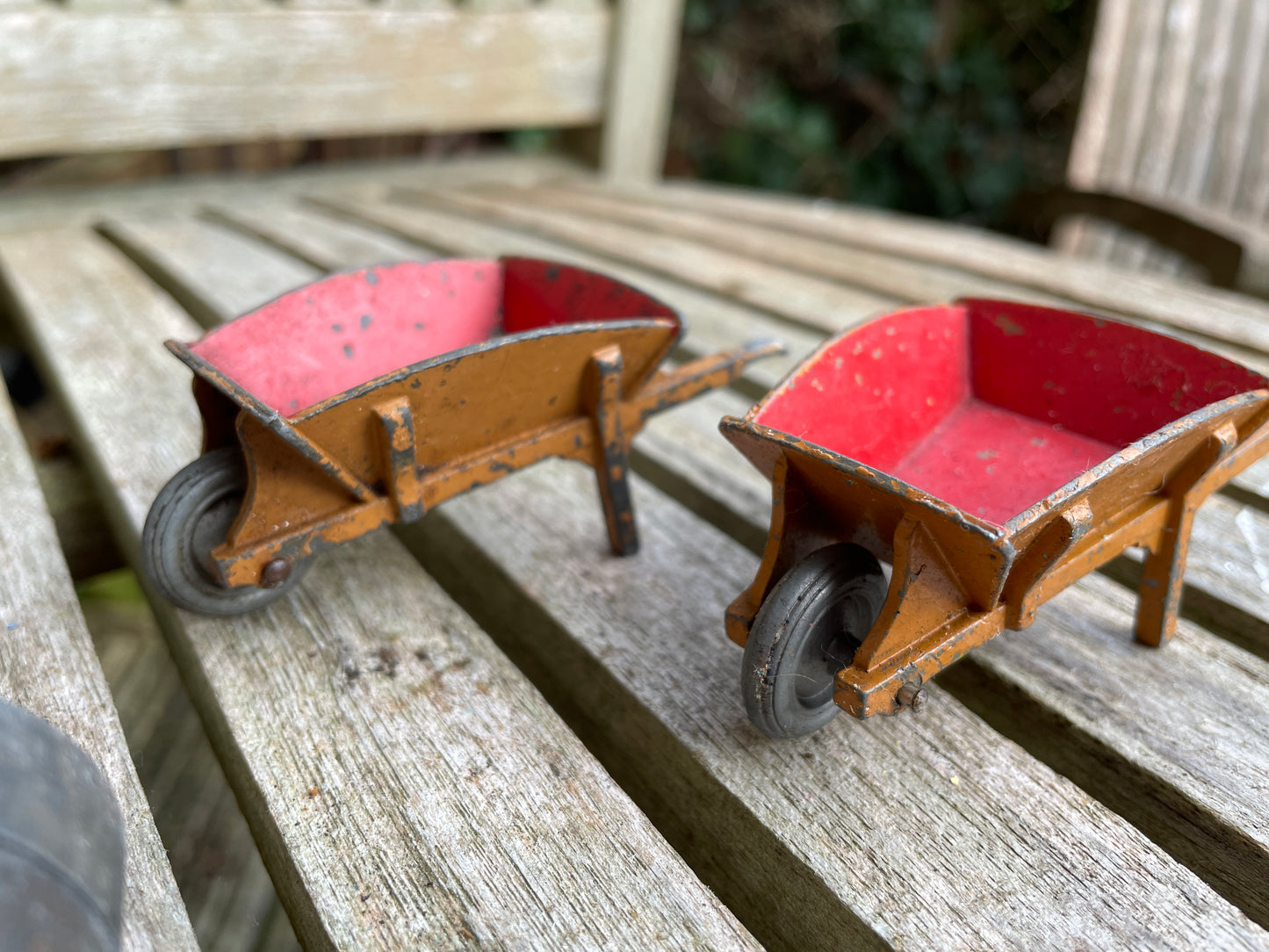 Dinky, FGT and son, Meccano Antique Hand Painted Diecast farm and dolls house  models