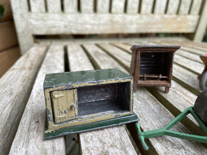 Dinky, FGT and son, Meccano Antique Hand Painted Diecast farm and dolls house  models