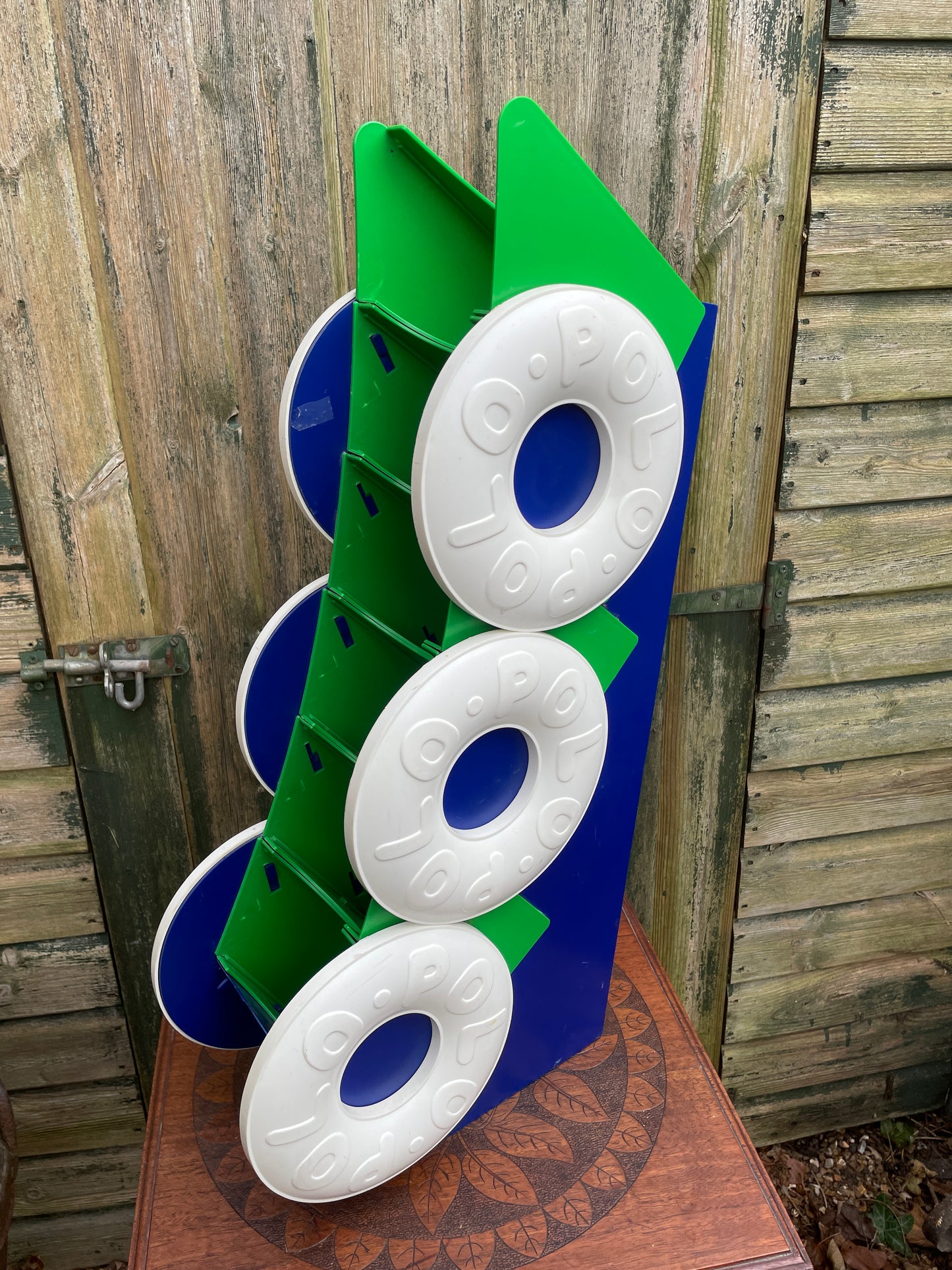 Polo Mint shop advertising display stand 66cm tall