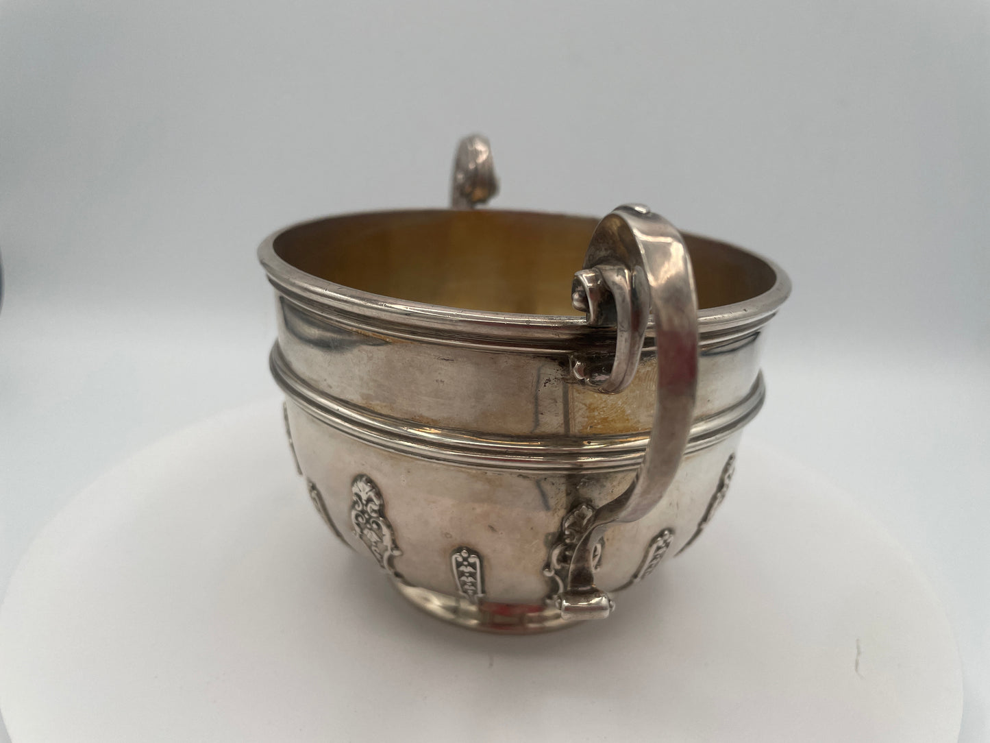Edwardian Garrard Solid Silver Sugar Bowl – London 1909 – 316g