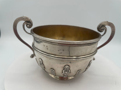 Edwardian Garrard Solid Silver Sugar Bowl – London 1909 – 316g