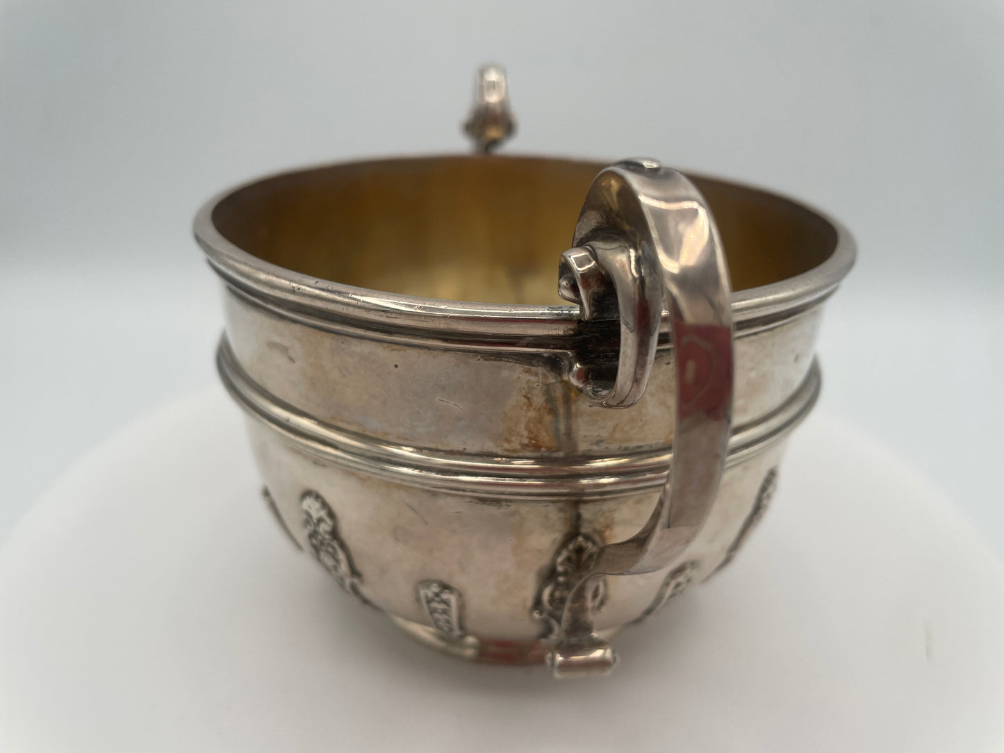Edwardian Garrard Solid Silver Sugar Bowl – London 1909 – 316g