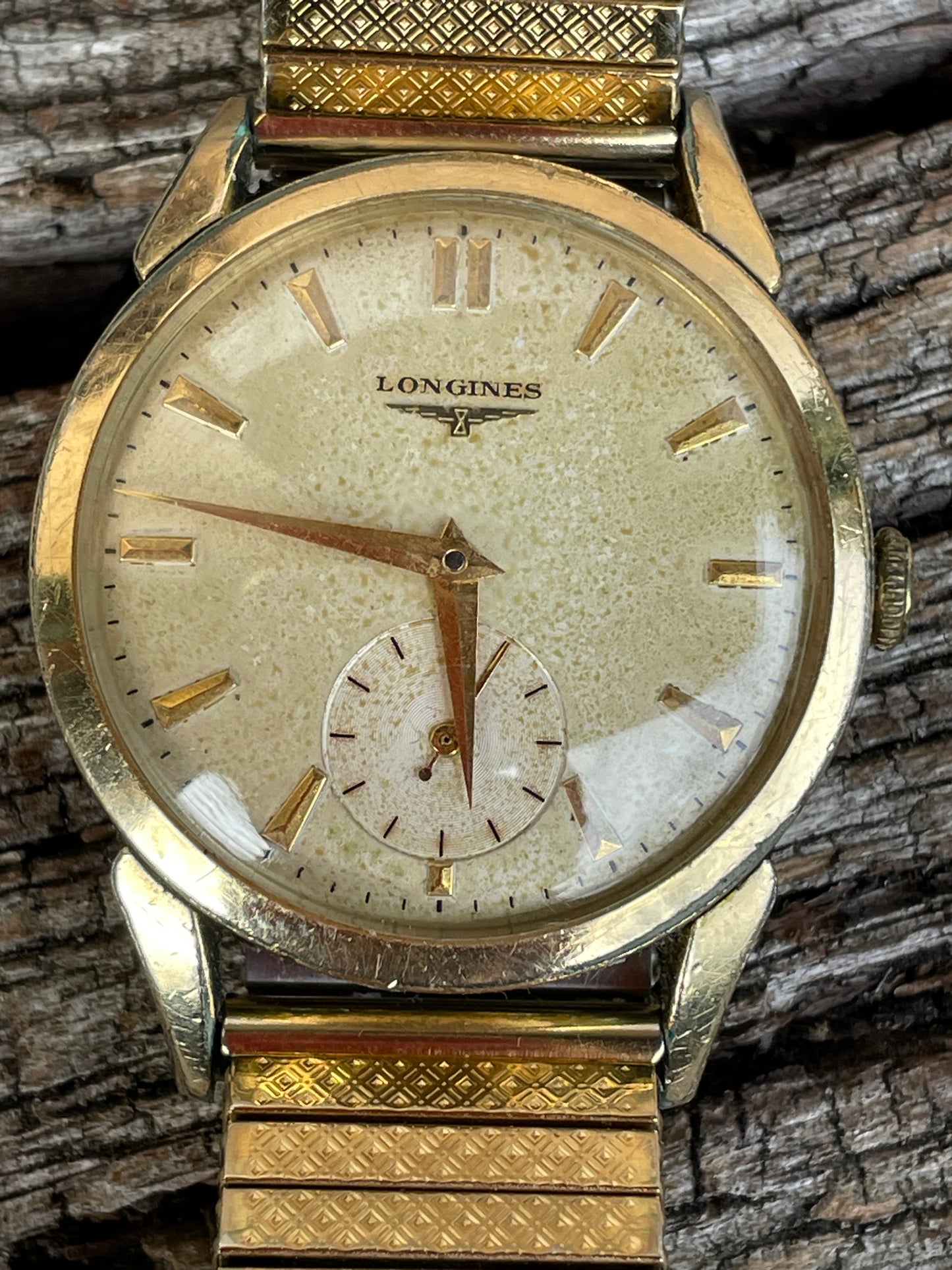 Longines Cal. 12.58Z movement vintage 17 jewels manual winding 50's gentleman's watch