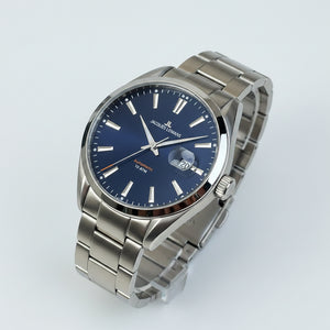 Jacques Lemans 1-1846 Derby automatic wrist watch blue face