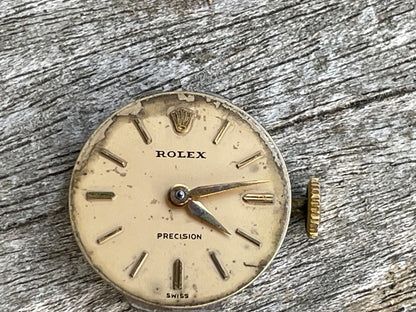 Rolex Precision 17 Rubis Swiss working vintage watch movement