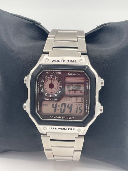 Casio AE-1200WHD World Time Digital Illuminator Watch
