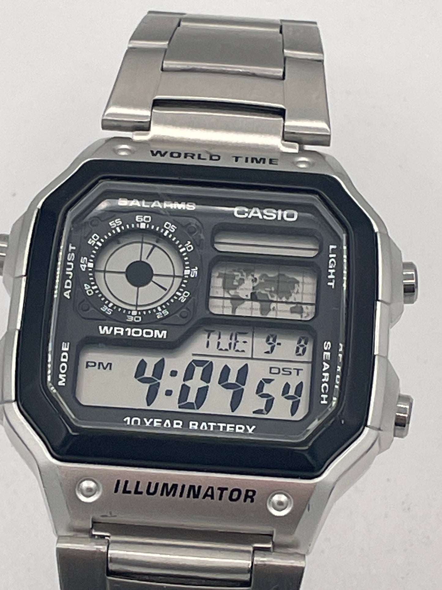 Casio AE-1200WHD World Time Digital Illuminator Watch