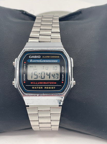 Casio A168 Digital Alarm Chronograph Watch Module 3298 S-523N Bracelet