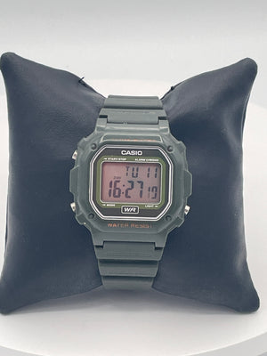Casio F-108WH Green Digital Alarm Chronograph Watch