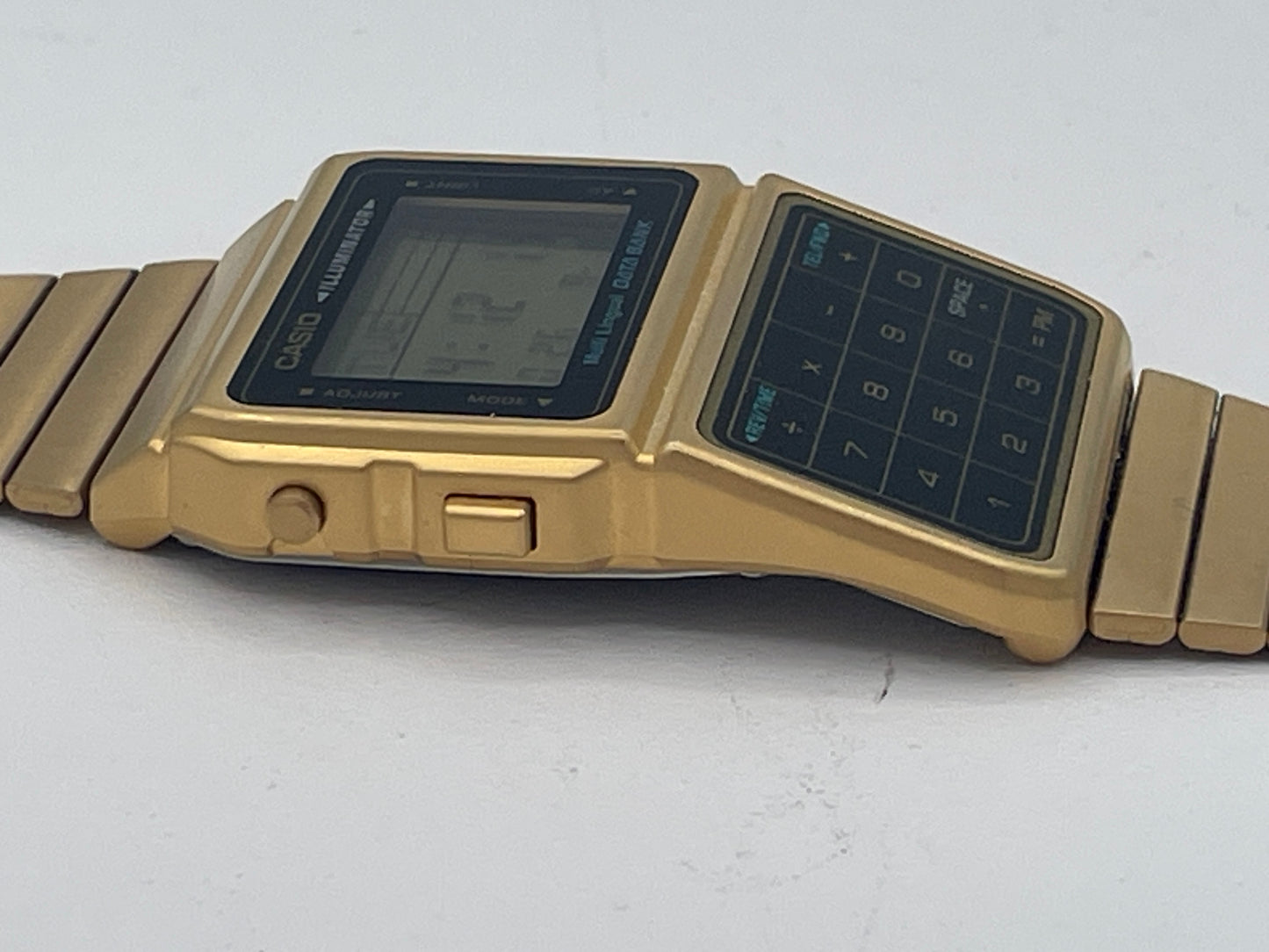 Casio DBC-611G Gold-Tone Data Bank Calculator Watch